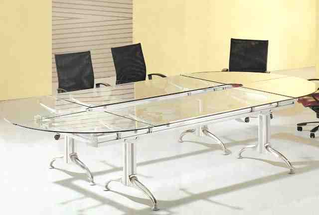 dior glass top conference boardroom table