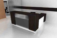 modular modern reception desk