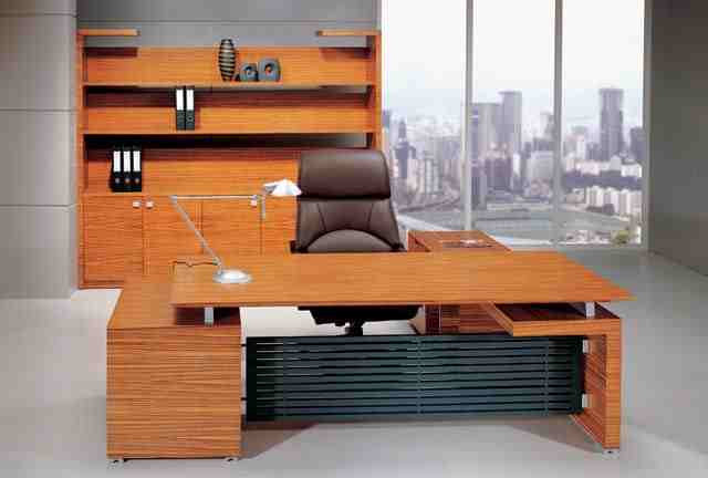 Zebrano modern executive furniture