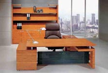 zebrano modern executive desk