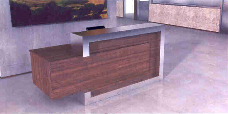 Class-C modern reception desk