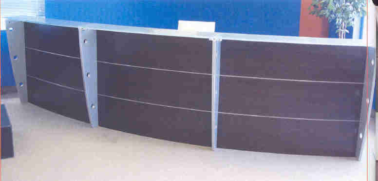 Kara modern reception desk