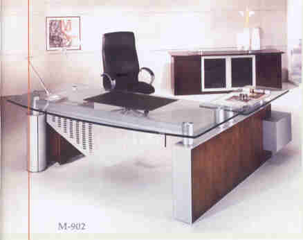 Omni Modern Glass Top Executive Desk On Sale Now For Half Price