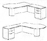 Peninsula "L" Desk