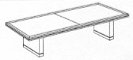 Rectangular Conference Table 10'