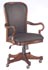 goose neck arm executive desk chair