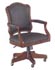 shaped back executive desk chair