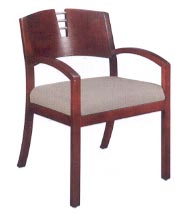 "V" back guest chair