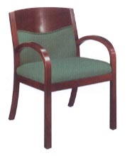 upholstered back guest chair