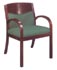 upholstered back guest chair