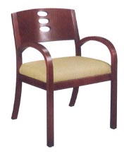 oval back guest chair