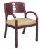 oval back guest chair