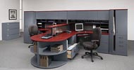 adaptabilities executive office furniture double workstation