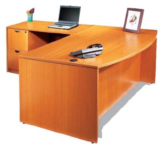 "L" executice desk