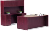 desk credenza and hutch