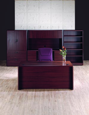 2200 desk wall unit suite