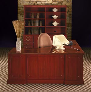 Bedford executive "L" desk suite