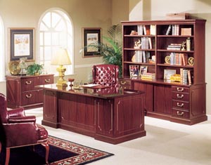 Bedford traditional office furniture suite 