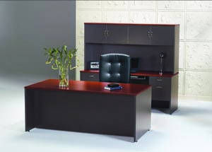 hyperwork desk credenza hutch