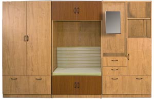 praxis healthcare dorm wall unit