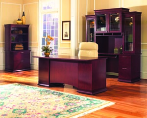 westboro transitional desk credenza hutch suite