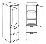 storage cabinet hinged right
