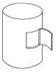 cylinder base with door