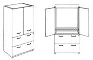 file/file video cabinet