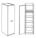 left hinged wardrobe/storage