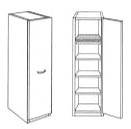 right hinged wardrobe/storage cabinet