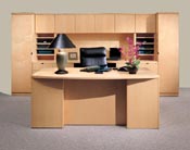 revolutions, Transitional office furniture styling. Quality veneer office furniture.