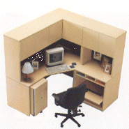 Lacasse 400e series corner computer desk