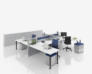 nvision open desking systems