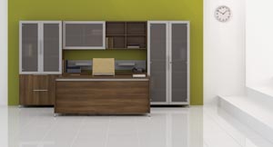 Quad desk set