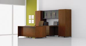 Quad executive desk