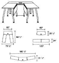 modular tables layout 2