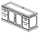 executive storage credenza
