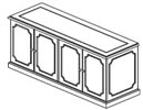 low wall cabinet