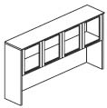 hutch with glass doors