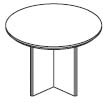P shaped desk