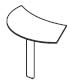 curved desk extension