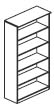 5 shelf bookcase