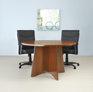 Round conference table