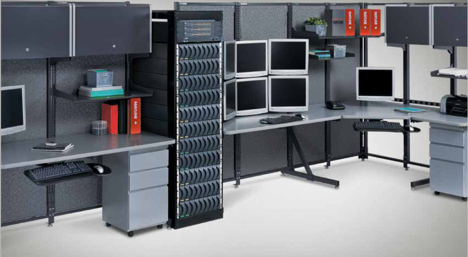 Maytrix LAN Racking System Safco Products Office Furniture