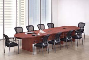 12' Racetrack conference table 