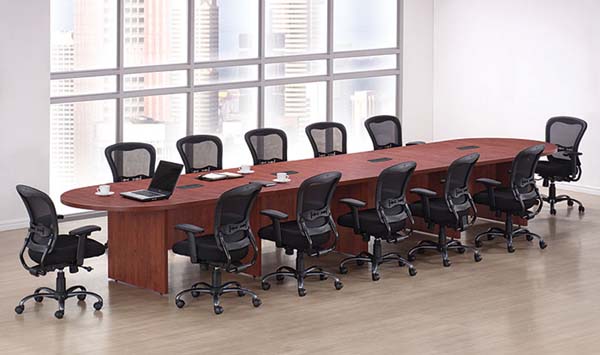 16' racetrack conference table, add on sections allow you to create the size conference table to meet your requirements. 