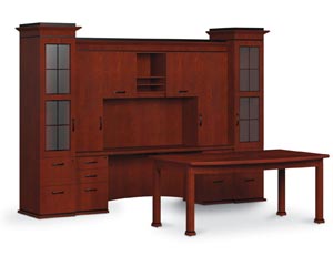 Altamont table desk wall unit suite