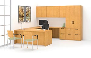 Ignite U-unit shown in Natural Maple with Reveal edge