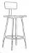 high range all purpose stool with back