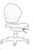high performance chair without arms, large frame